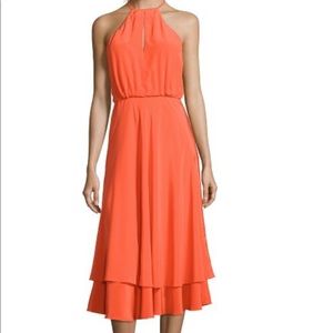 Jay Godfrey silk midi dress